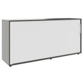 PRO Querrollladenschrank | 2 OH, 800 - 1600 x 770 mm, verleimter Korpus, Graphit - 1 Thumbnail Image
