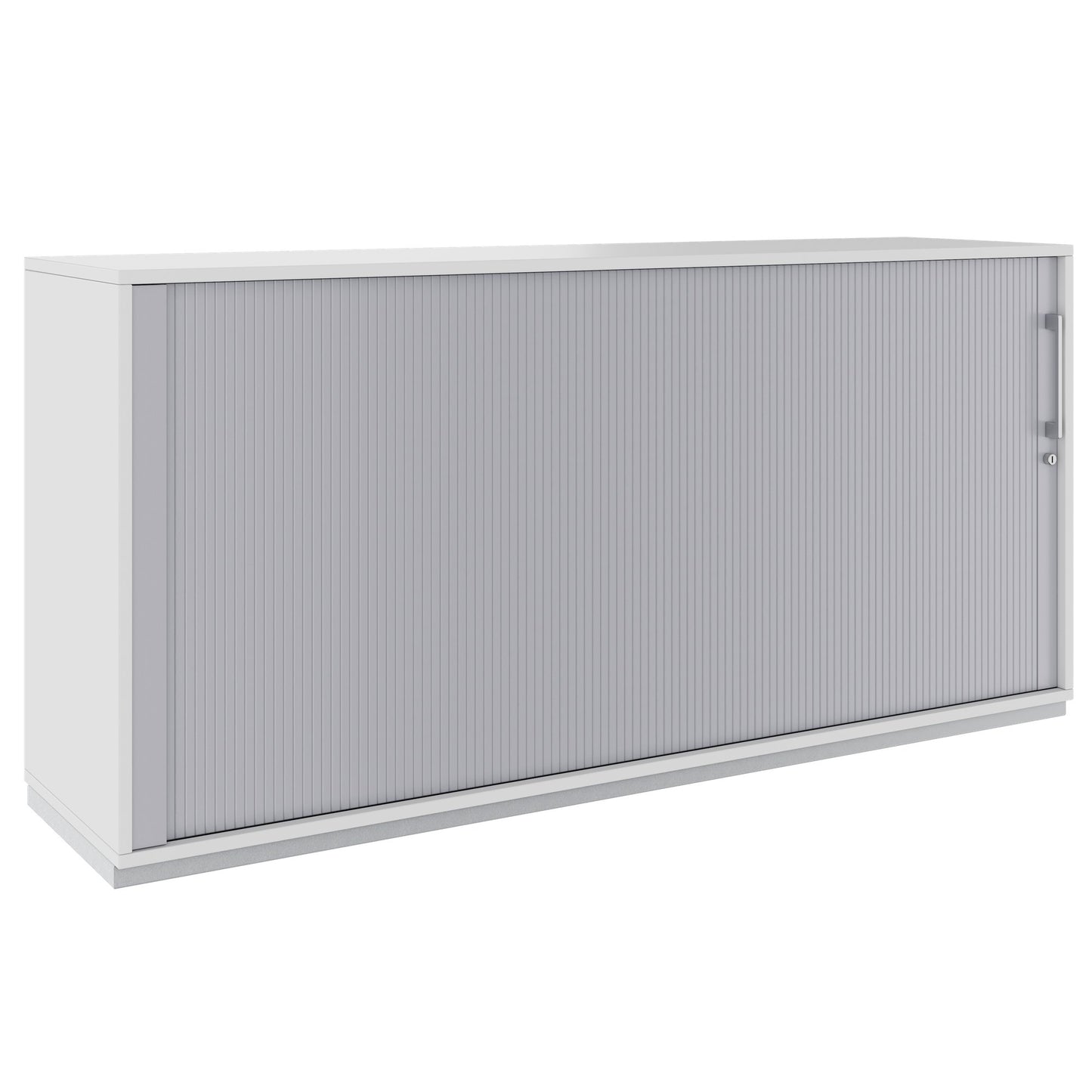 PRO Cabinetto del negozio querroll | 2 OH, 800 - 1600 x 770 mm, corpus incollato, grigio