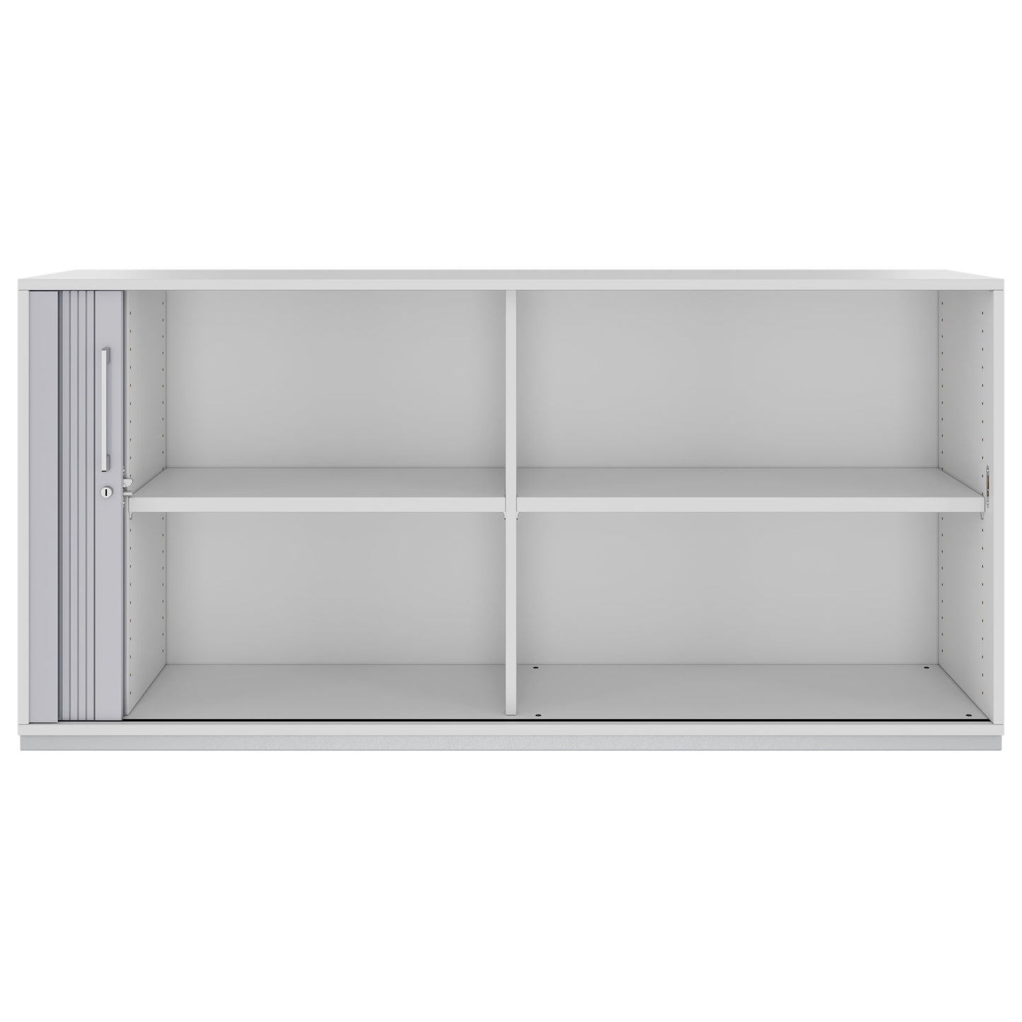 PRO Cabinetto del negozio querroll | 2 OH, 800 - 1600 x 770 mm, corpus incollato, grigio