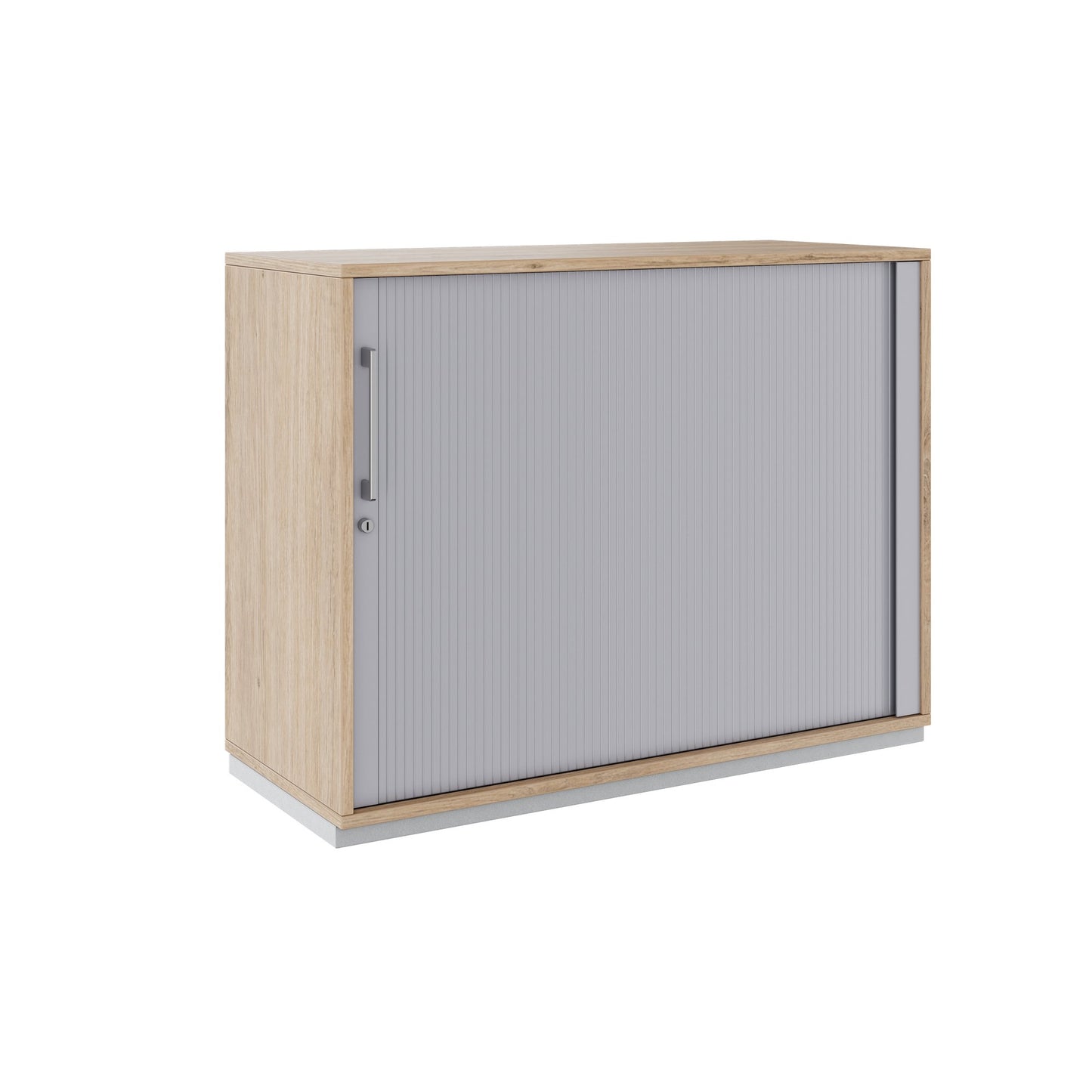 PRO Cabinetto del negozio querroll | 2 OH, 800 - 1600 x 770 mm, corpus incollato, area naturale