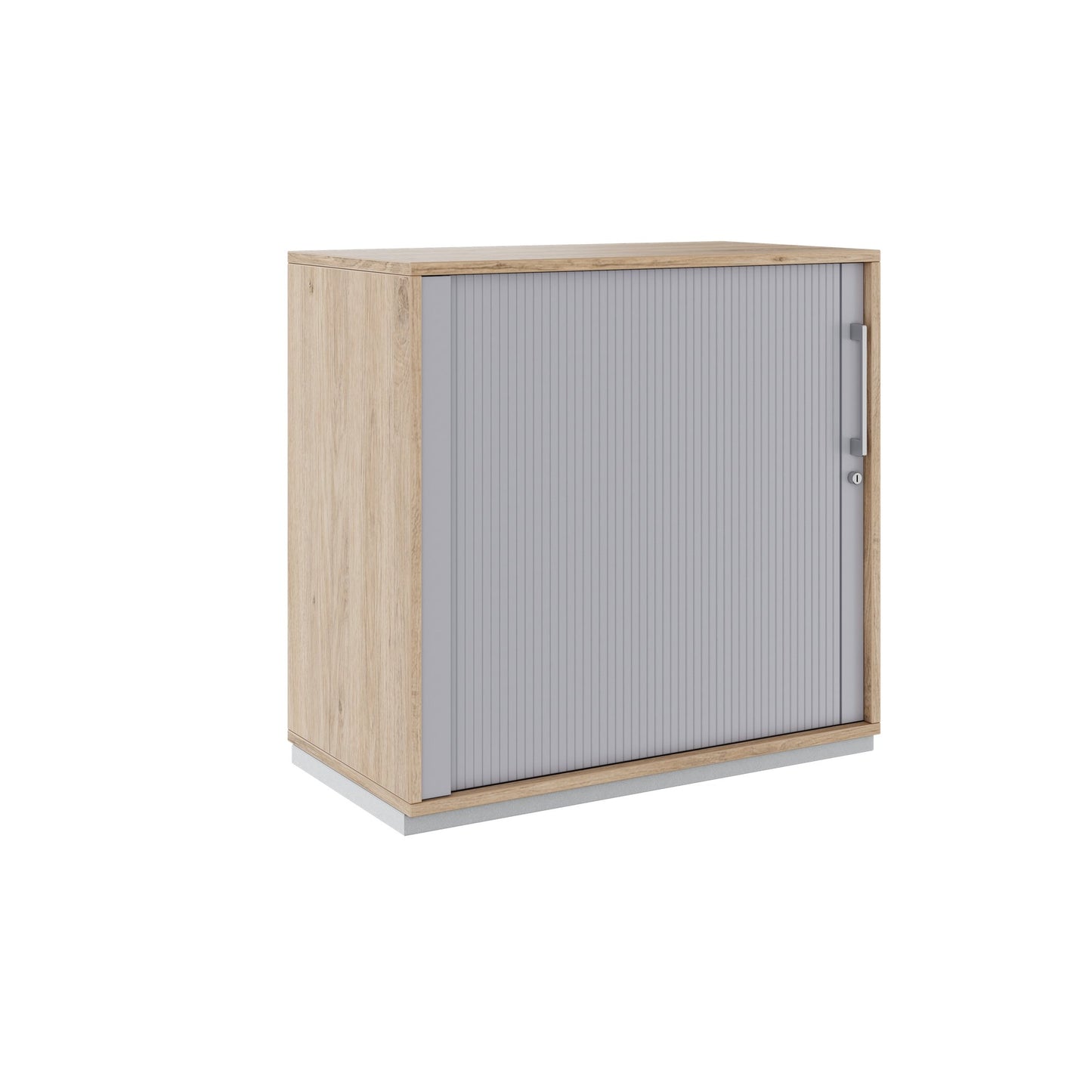 PRO Cabinetto del negozio querroll | 2 OH, 800 - 1600 x 770 mm, corpus incollato, area naturale
