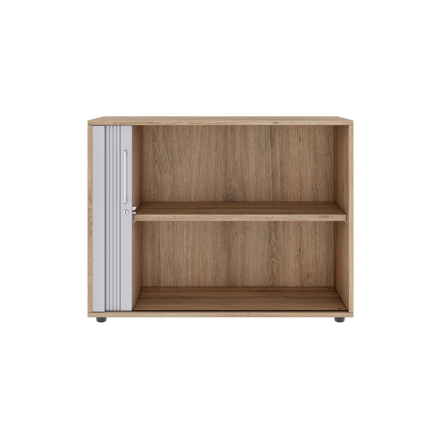 PRO Cabinetto del negozio querroll | 2 OH, 800 - 1600 x 770 mm, corpus incollato, area naturale