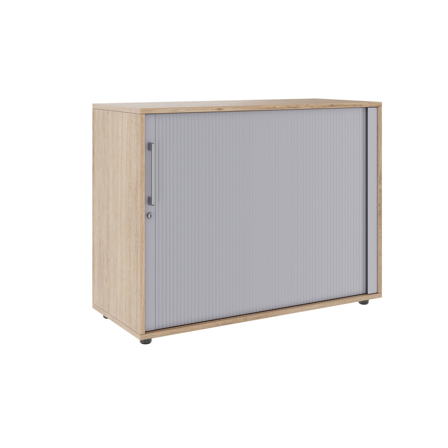 PRO Cabinetto del negozio querroll | 2 OH, 800 - 1600 x 770 mm, corpus incollato, area naturale