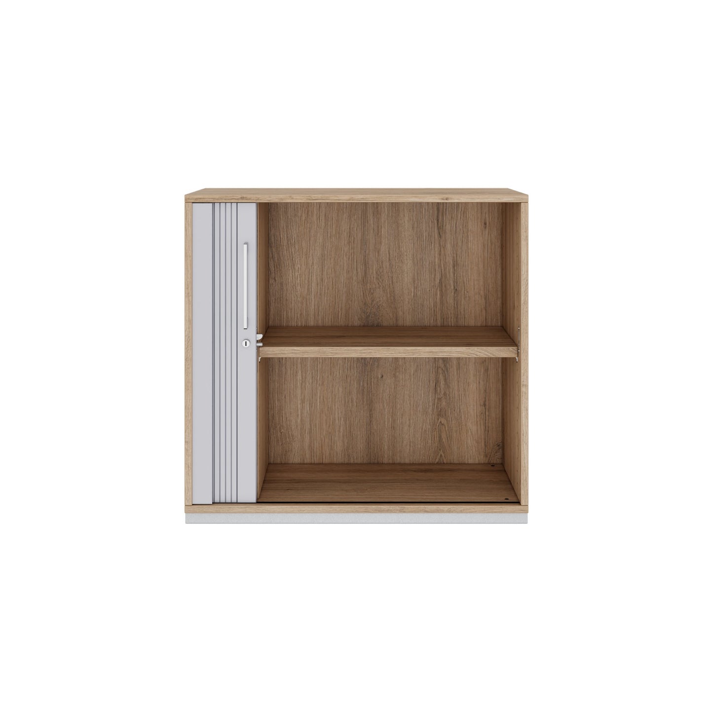 PRO Cabinetto del negozio querroll | 2 OH, 800 - 1600 x 770 mm, corpus incollato, area naturale