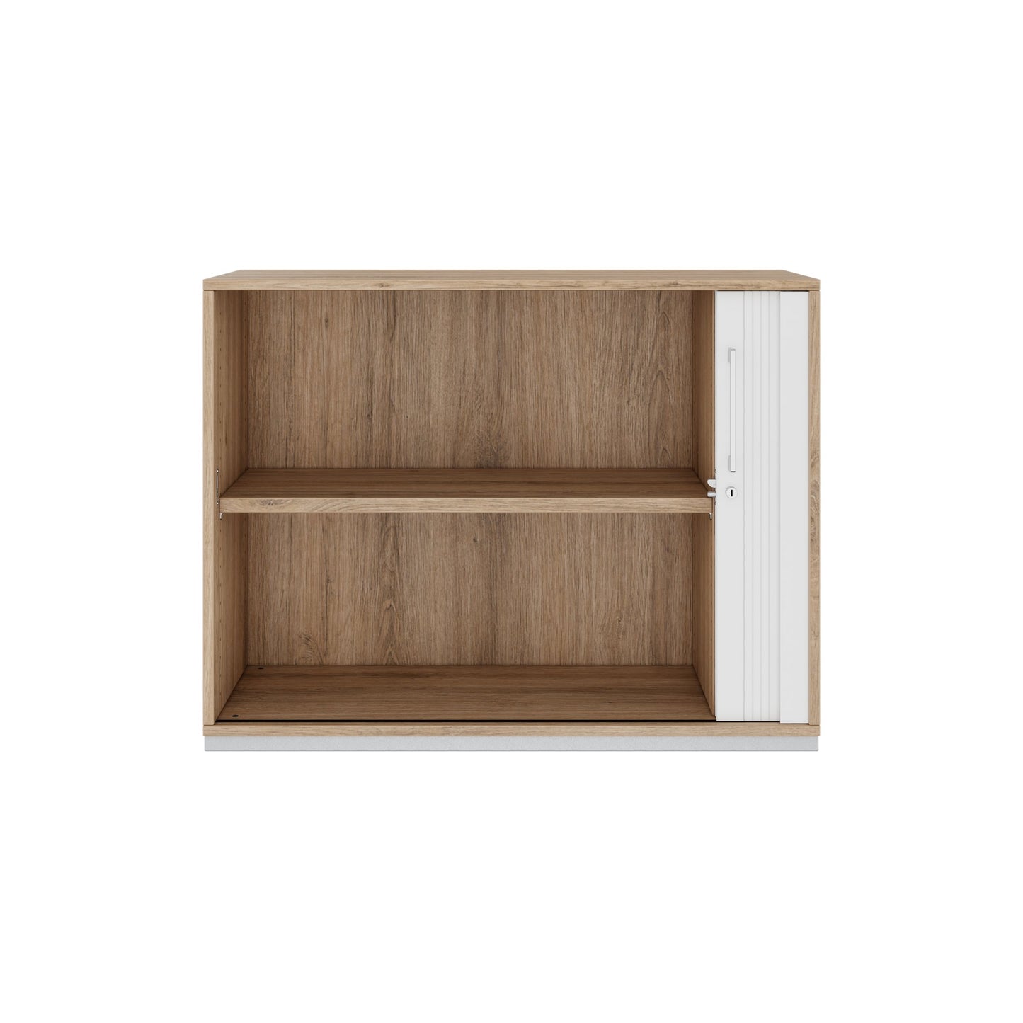 PRO Cabinetto del negozio querroll | 2 OH, 800 - 1600 x 770 mm, corpus incollato, area naturale