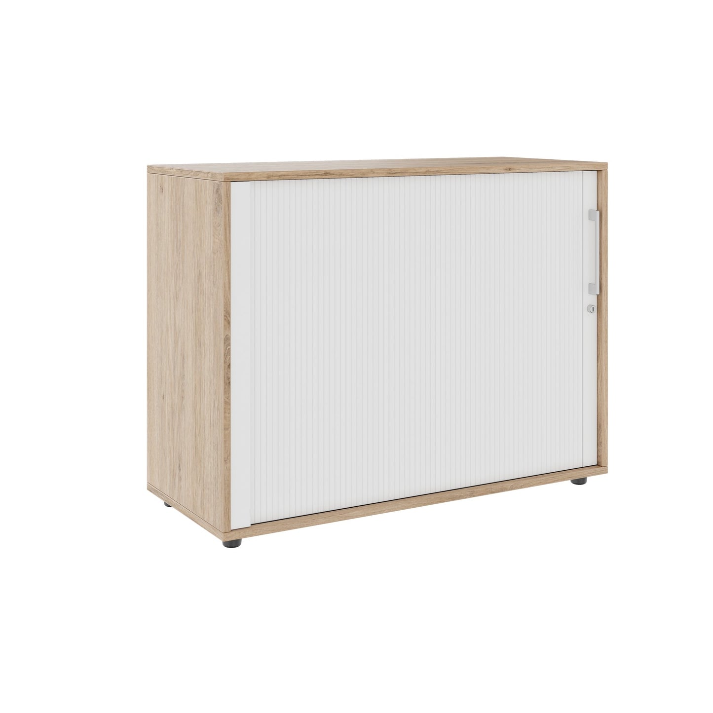 PRO Cabinetto del negozio querroll | 2 OH, 800 - 1600 x 770 mm, corpus incollato, area naturale