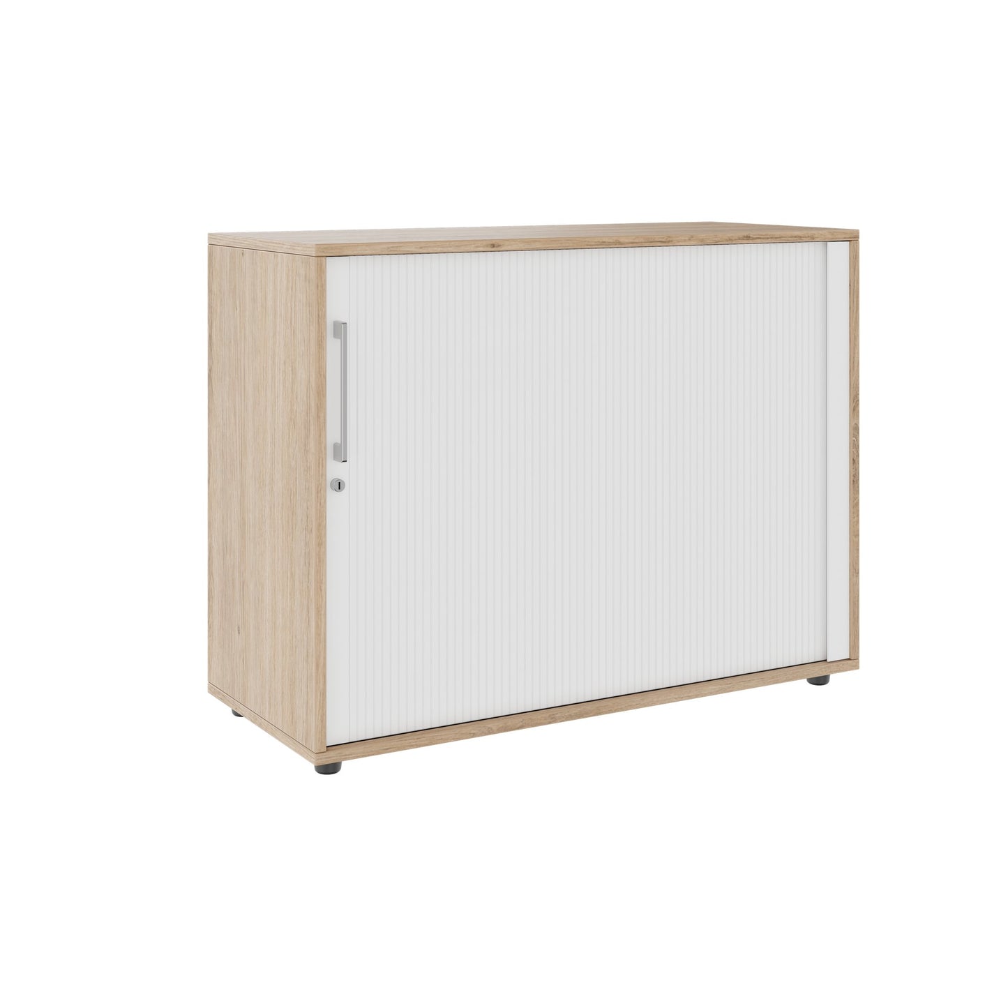PRO Cabinetto del negozio querroll | 2 OH, 800 - 1600 x 770 mm, corpus incollato, area naturale