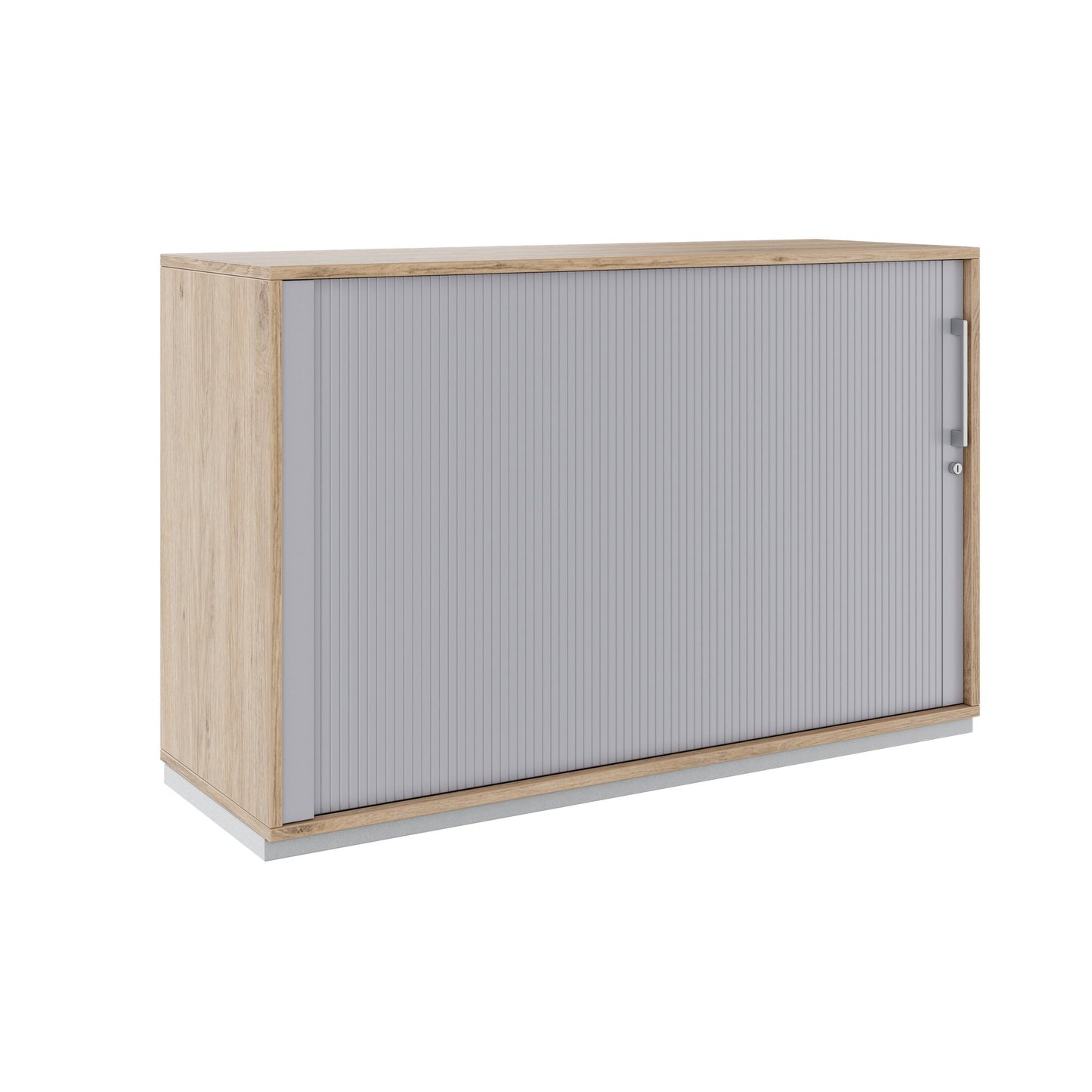 PRO Cabinetto del negozio querroll | 2 OH, 800 - 1600 x 770 mm, corpus incollato, area naturale