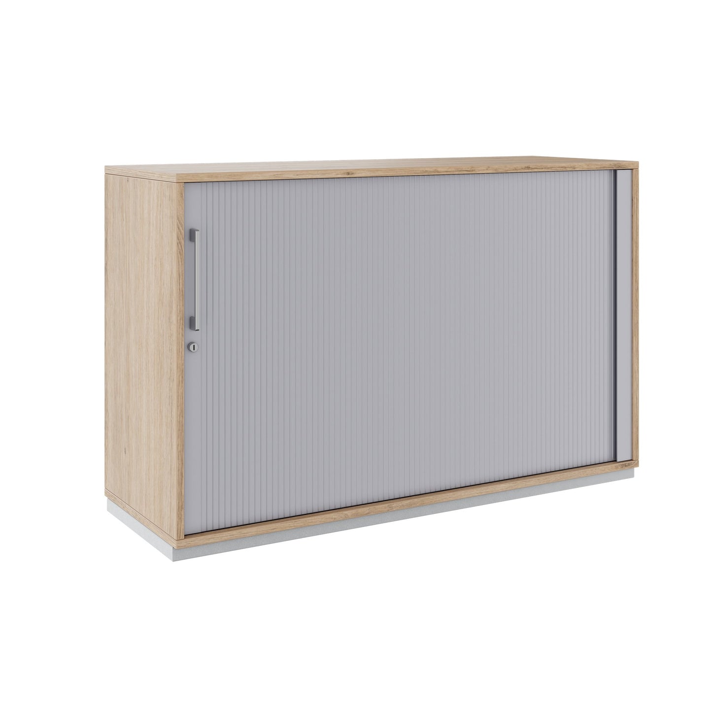 PRO Cabinetto del negozio querroll | 2 OH, 800 - 1600 x 770 mm, corpus incollato, area naturale