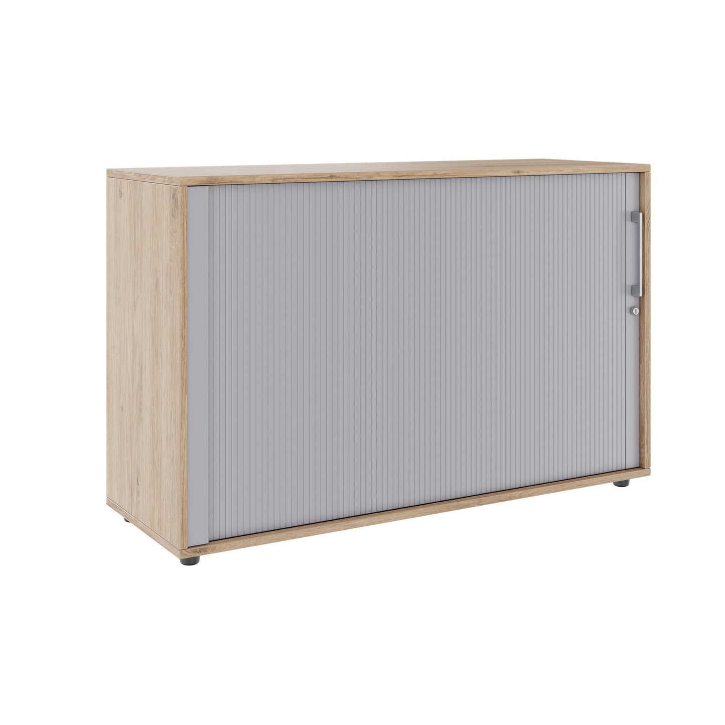PRO Cabinetto del negozio querroll | 2 OH, 800 - 1600 x 770 mm, corpus incollato, area naturale