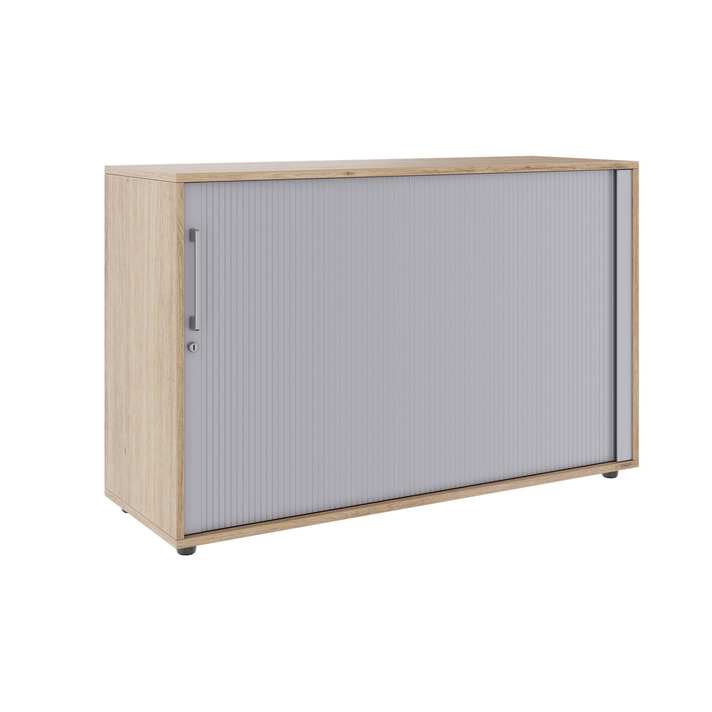 PRO Cabinetto del negozio querroll | 2 OH, 800 - 1600 x 770 mm, corpus incollato, area naturale