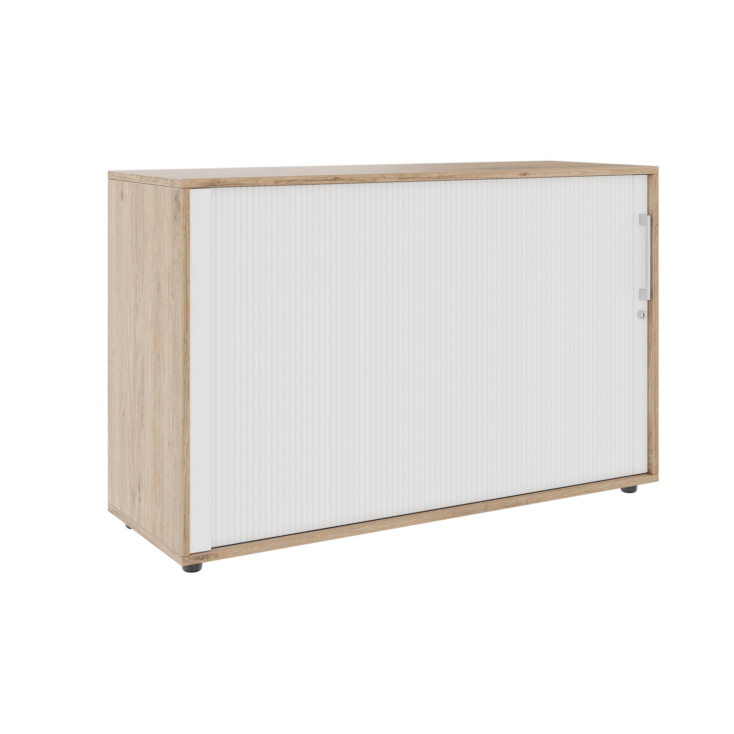 PRO Cabinetto del negozio querroll | 2 OH, 800 - 1600 x 770 mm, corpus incollato, area naturale
