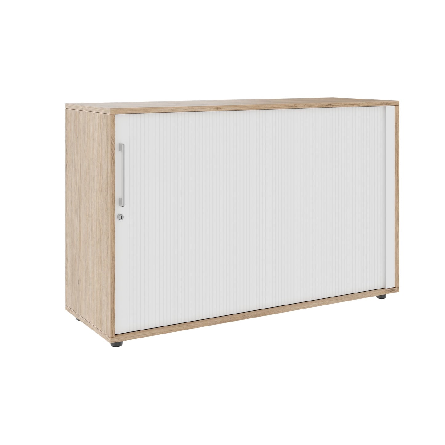 PRO Cabinetto del negozio querroll | 2 OH, 800 - 1600 x 770 mm, corpus incollato, area naturale