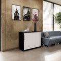 PRO Roller shutter cabinet | 2 OH, 800 - 1600 x 770 mm, glued carcass, black - 13 Thumbnail Image