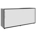 PRO Roller shutter cabinet | 2 OH, 800 - 1600 x 770 mm, glued carcass, black - 1 Thumbnail Image