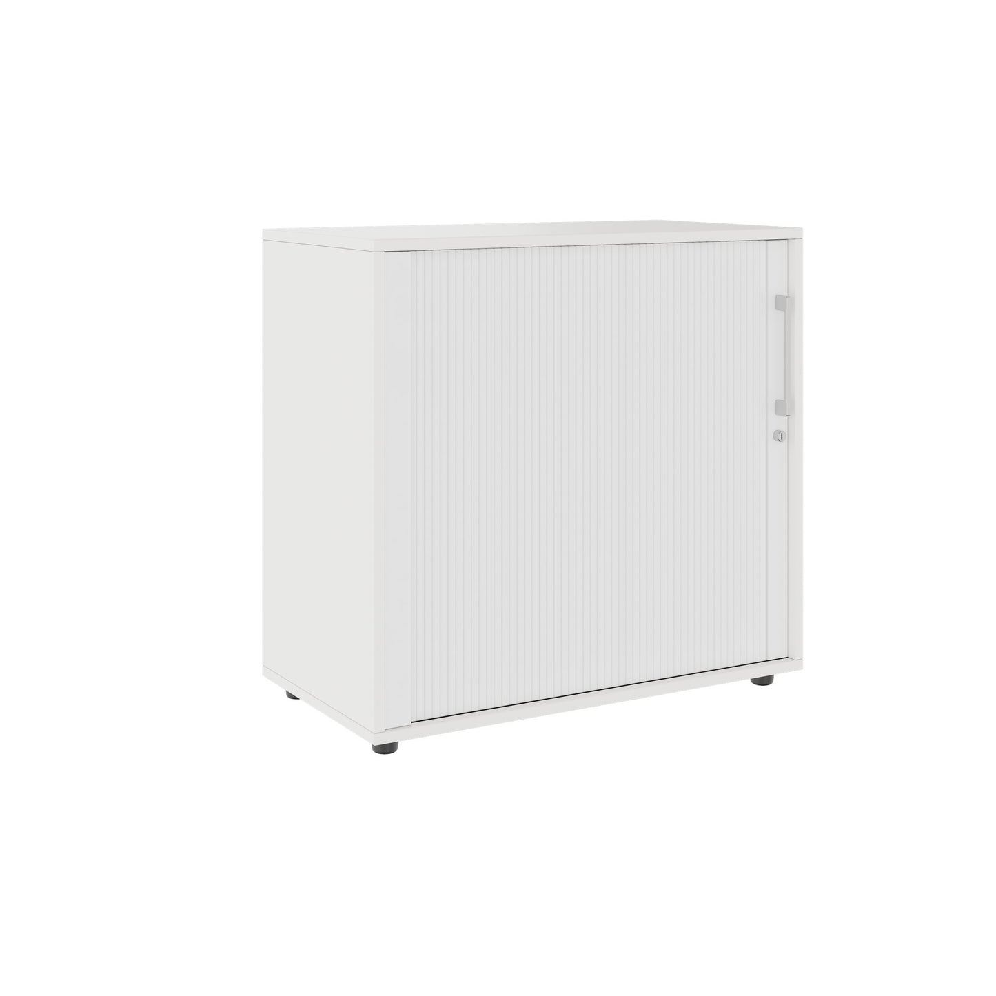 PRO Cabinetto del negozio querroll | 2 OH, 800 - 1600 x 770 mm, corpo incollato, bianco