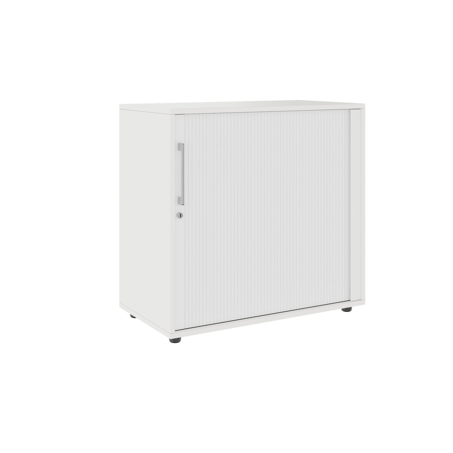 PRO Cabinetto del negozio querroll | 2 OH, 800 - 1600 x 770 mm, corpo incollato, bianco