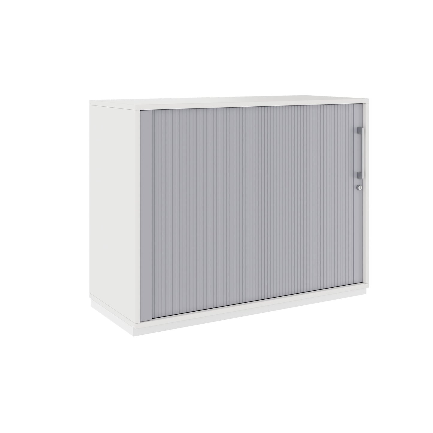 PRO Cabinetto del negozio querroll | 2 OH, 800 - 1600 x 770 mm, corpo incollato, bianco