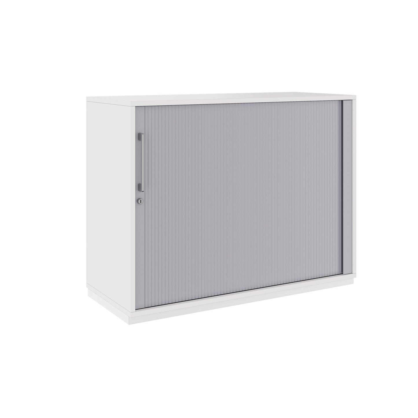PRO Cabinetto del negozio querroll | 2 OH, 800 - 1600 x 770 mm, corpo incollato, bianco