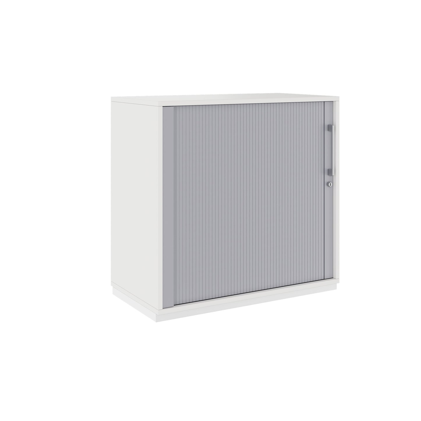 PRO Cabinetto del negozio querroll | 2 OH, 800 - 1600 x 770 mm, corpo incollato, bianco