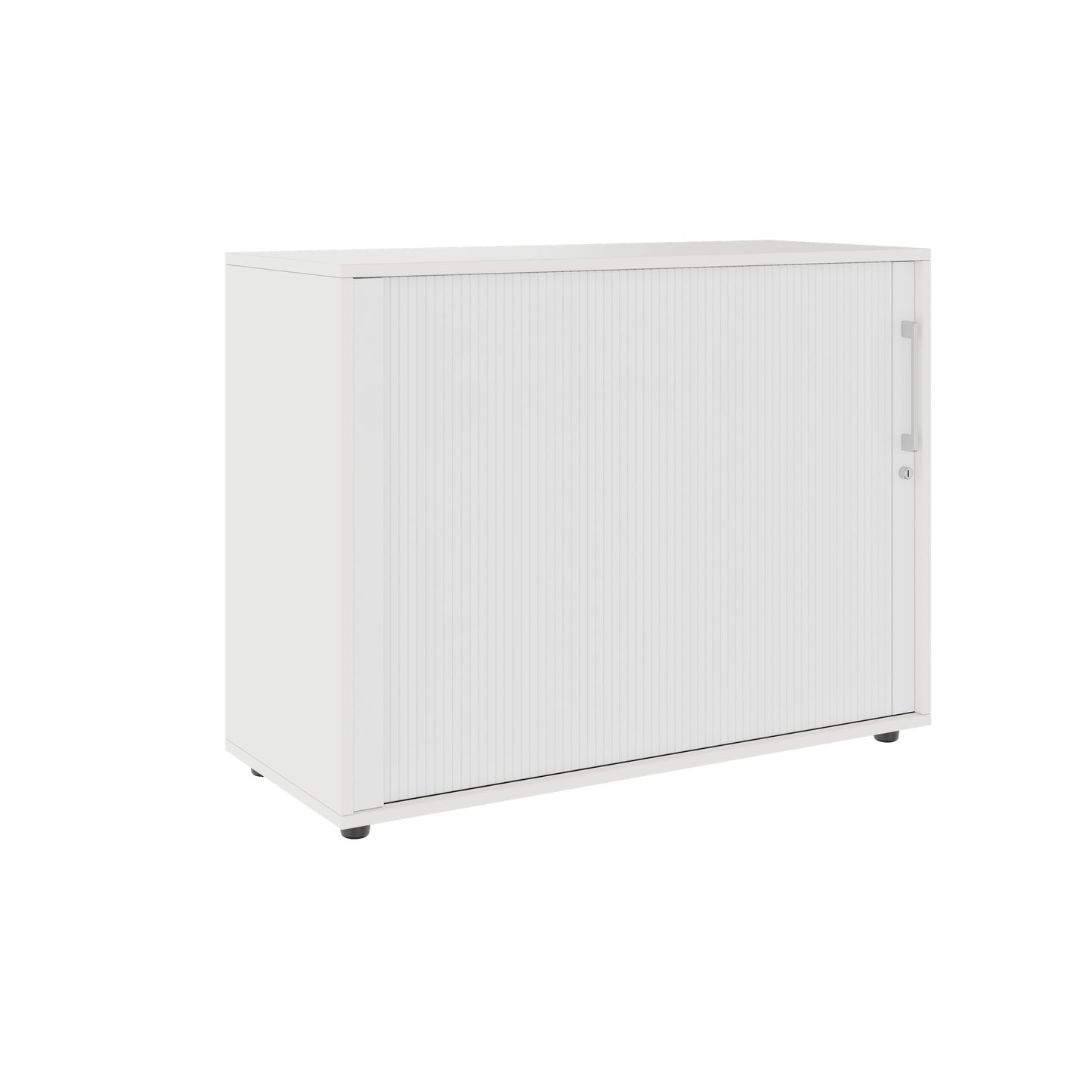 PRO Cabinetto del negozio querroll | 2 OH, 800 - 1600 x 770 mm, corpo incollato, bianco