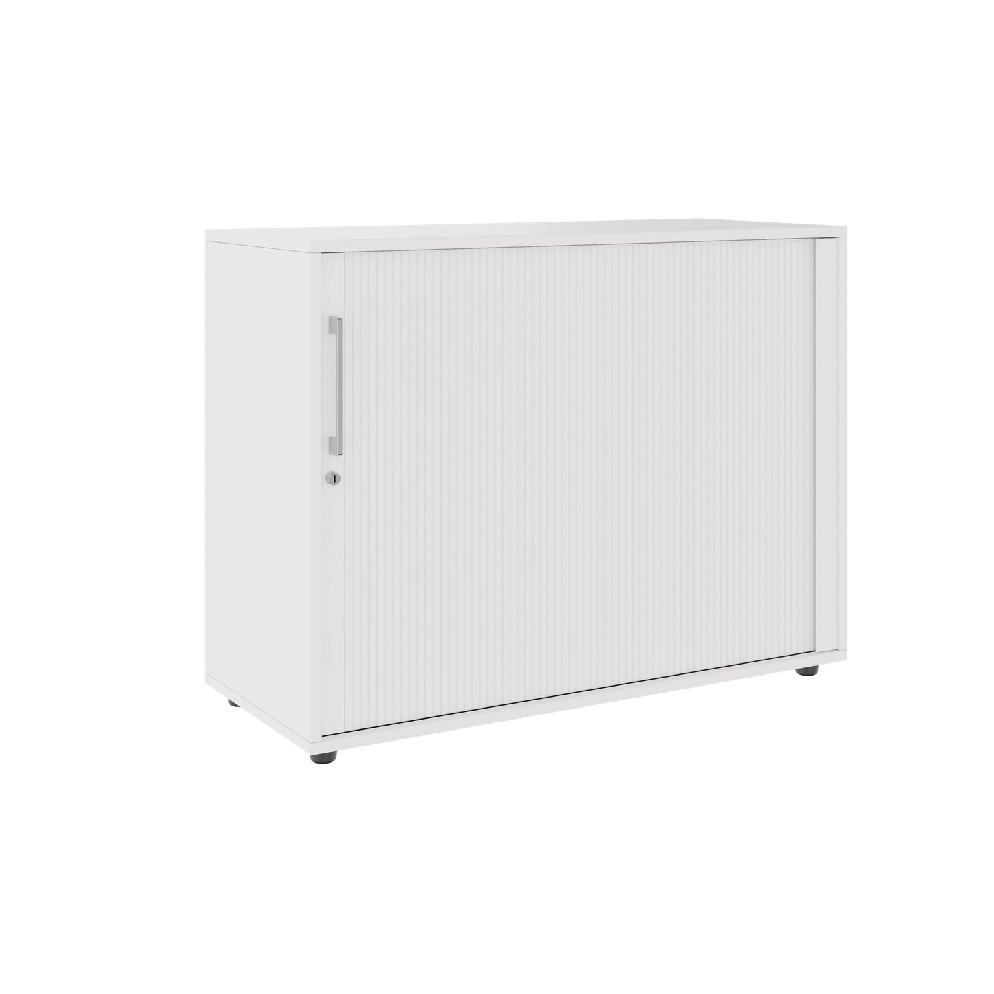 PRO Cabinetto del negozio querroll | 2 OH, 800 - 1600 x 770 mm, corpo incollato, bianco