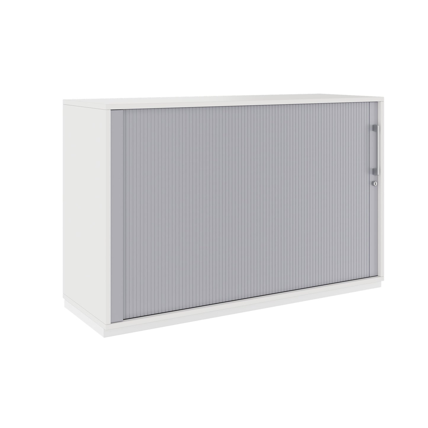 PRO Cabinetto del negozio querroll | 2 OH, 800 - 1600 x 770 mm, corpo incollato, bianco