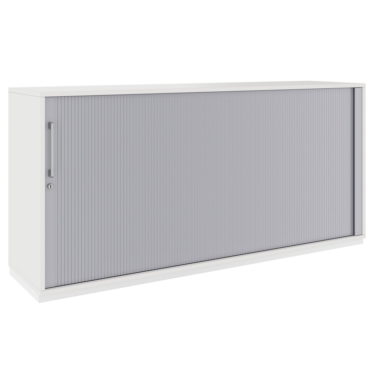 PRO Cabinetto del negozio querroll | 2 OH, 800 - 1600 x 770 mm, corpo incollato, bianco