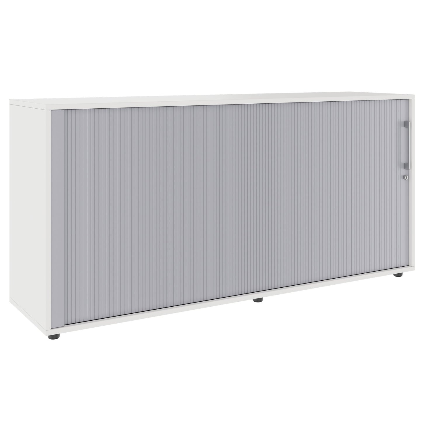 PRO Cabinetto del negozio querroll | 2 OH, 800 - 1600 x 770 mm, corpo incollato, bianco