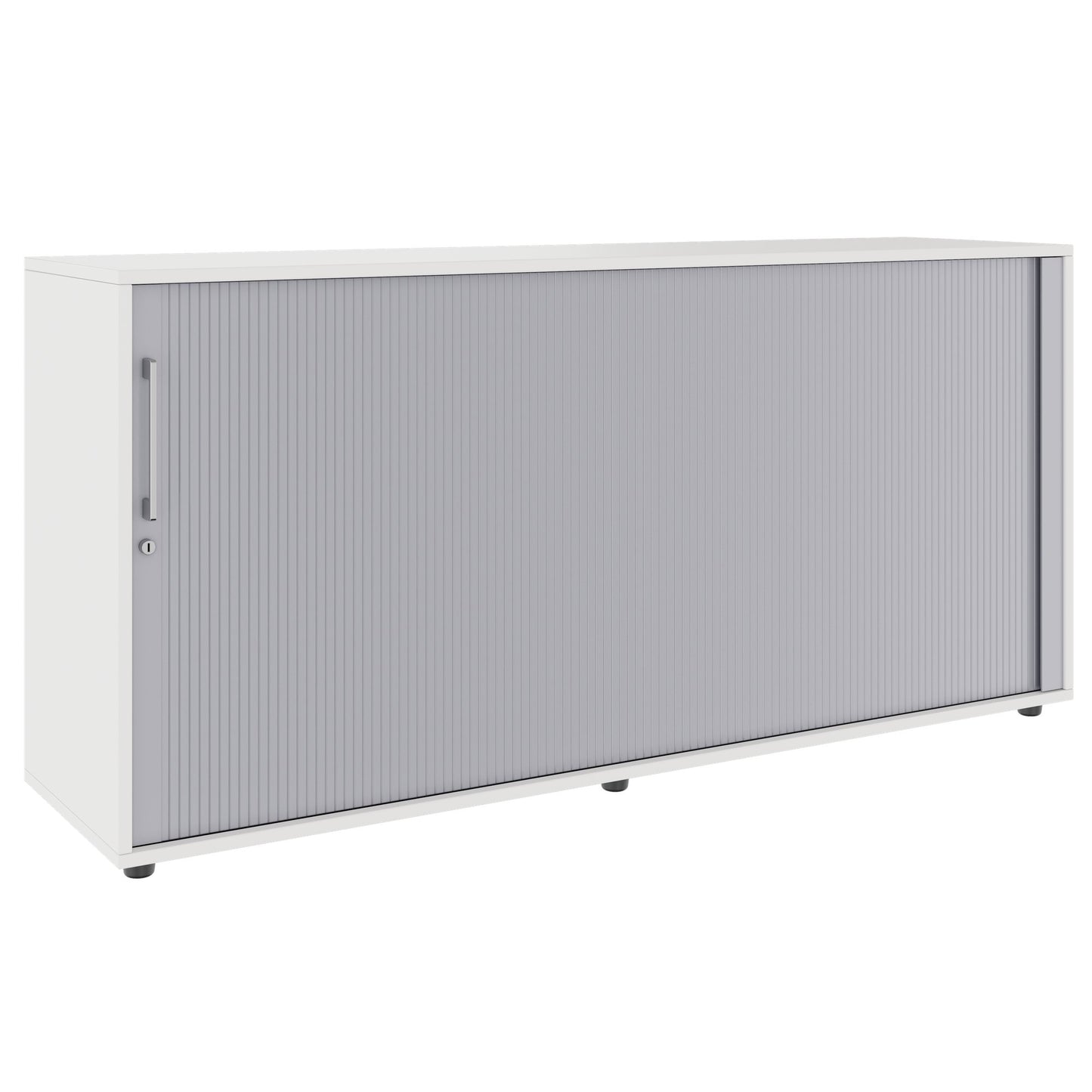 PRO Cabinetto del negozio querroll | 2 OH, 800 - 1600 x 770 mm, corpo incollato, bianco