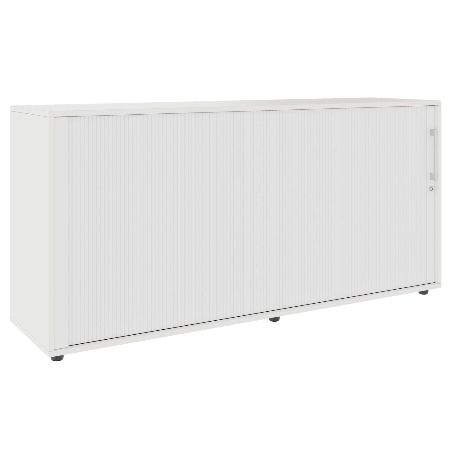PRO Cabinetto del negozio querroll | 2 OH, 800 - 1600 x 770 mm, corpo incollato, bianco