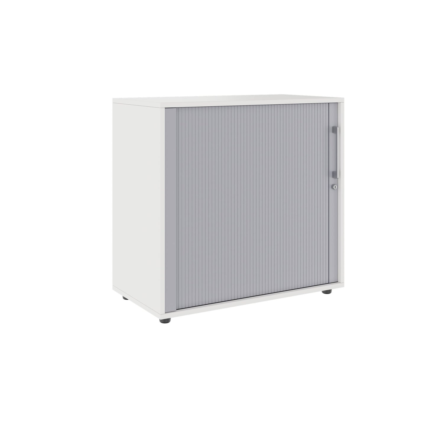 PRO Cabinetto del negozio querroll | 2 OH, 800 - 1600 x 770 mm, corpo incollato, bianco