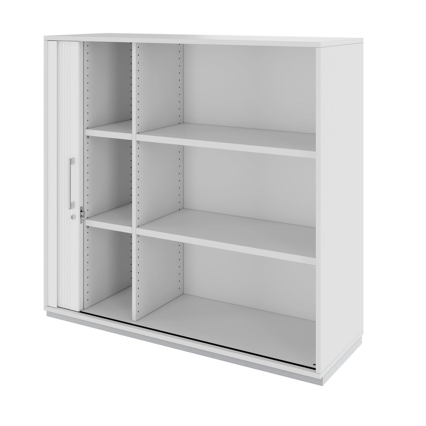 PRO Querrollladenschrank | 3 OH, 800 - 1600 x 1140 mm, verleimter Korpus, Grau