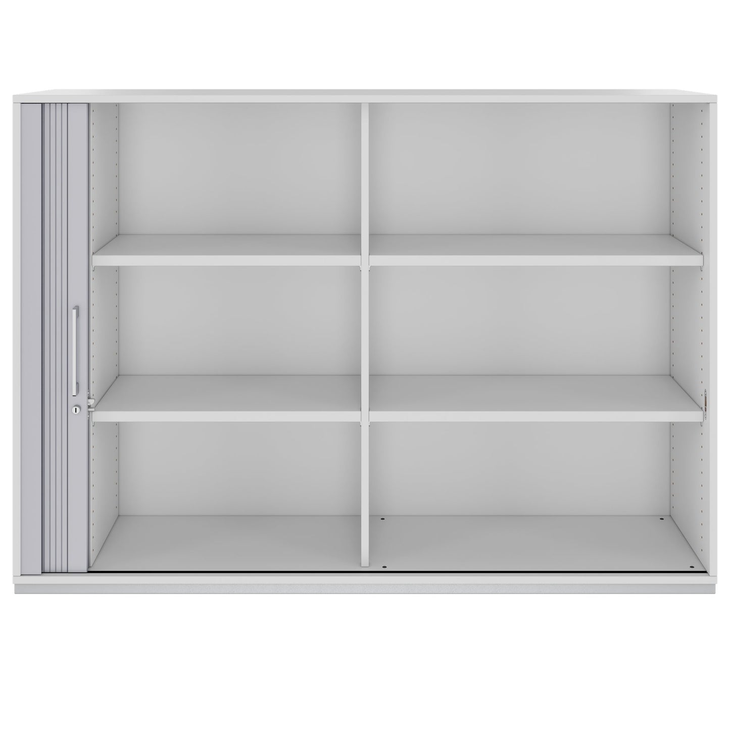 PRO Querrollladenschrank | 3 OH, 800 - 1600 x 1140 mm, verleimter Korpus, Grau