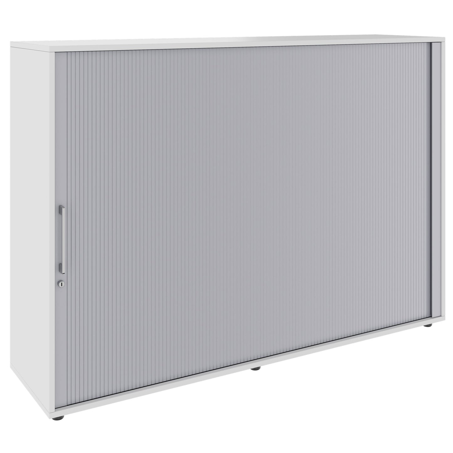 PRO Querrollladenschrank | 3 OH, 800 - 1600 x 1140 mm, verleimter Korpus, Grau