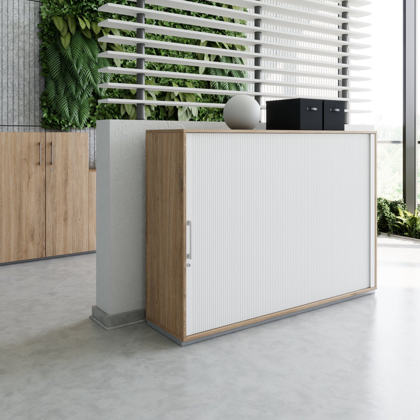 PRO Cabinet des magasins de queserroll | 3 oh, 800 - 1600 x 1140 mm, corpus collé, zone naturelle