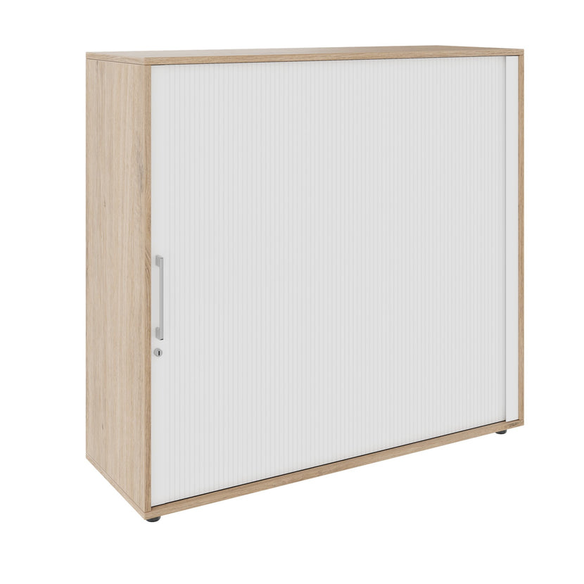PRO Querrollladenschrank | 3 OH, 800 - 1600 x 1140 mm, verleimter Korpus, Natureiche
