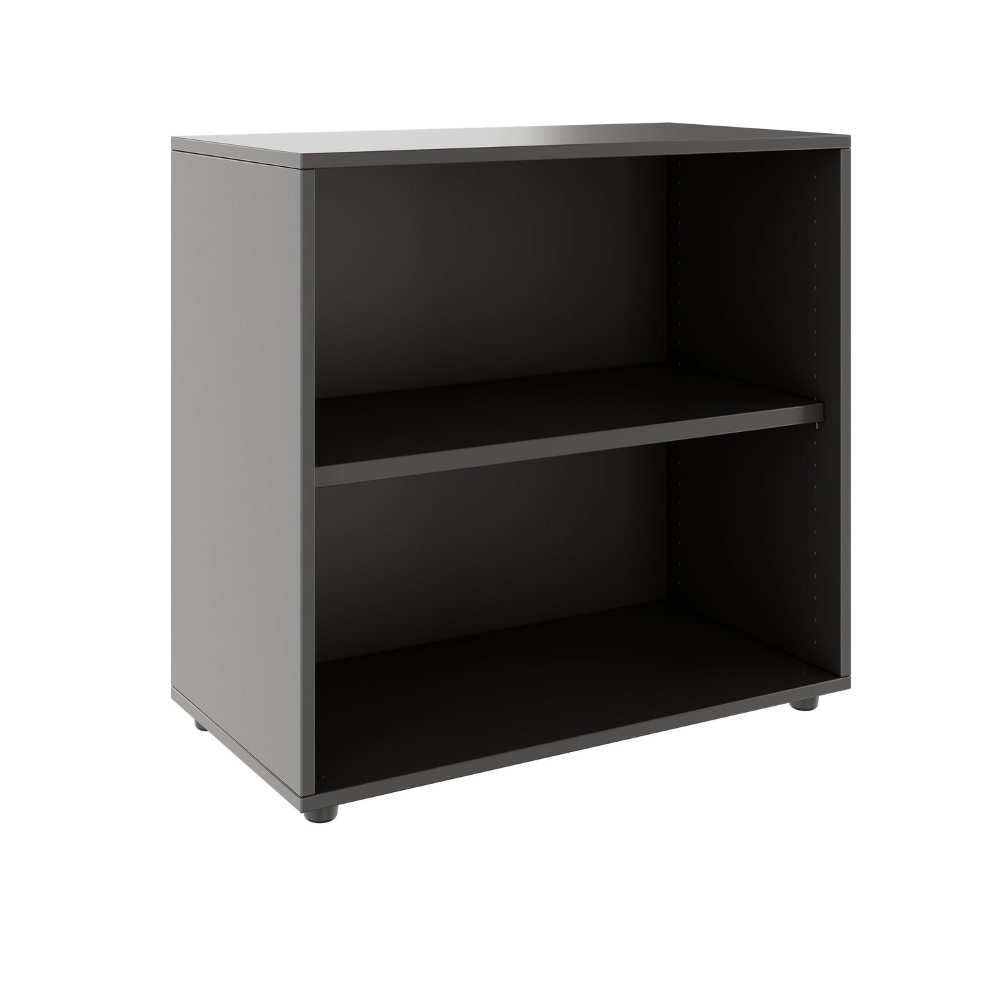 PRO Shelf cabinet | 2 Oh, 400 - 1200 x 770 mm, graphite