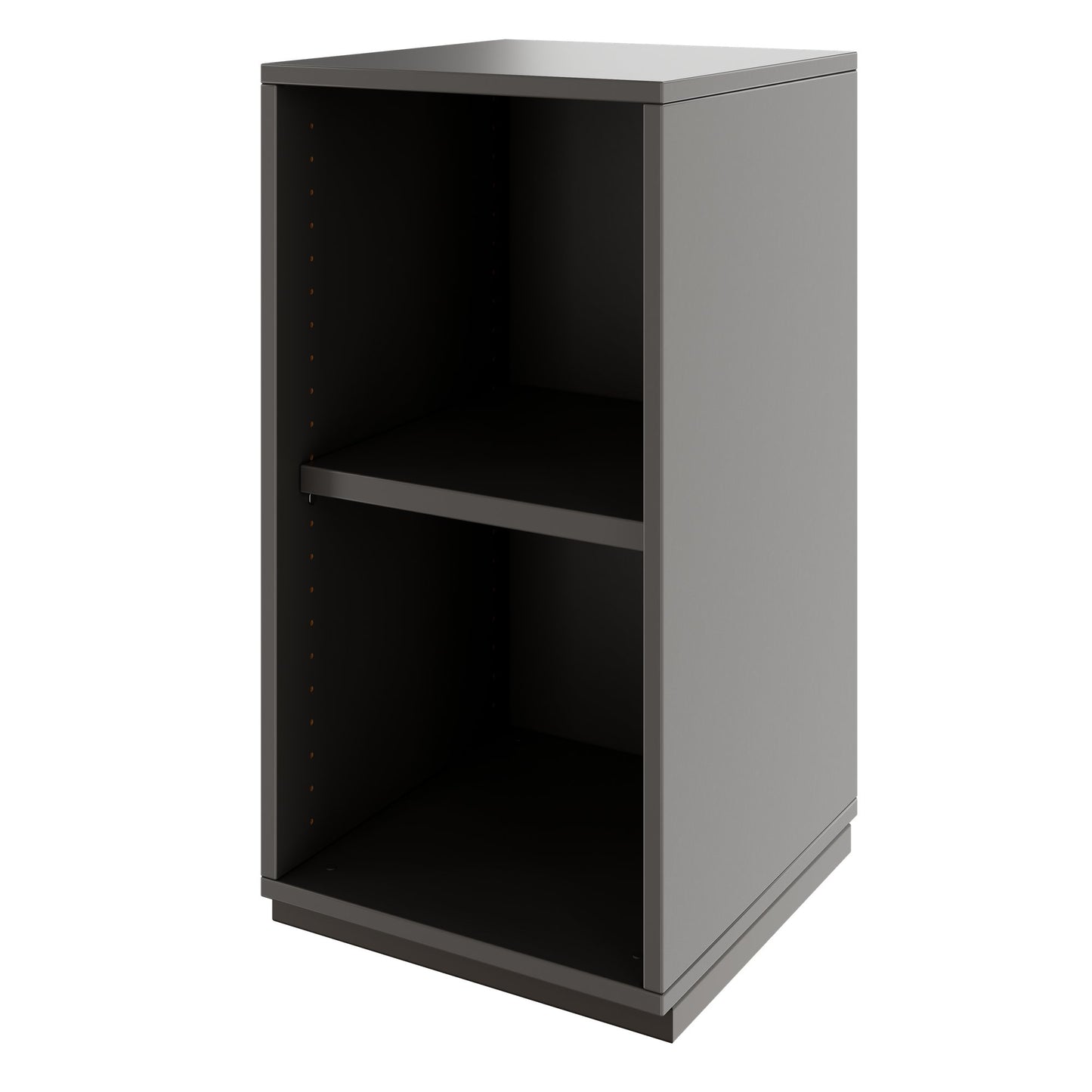 PRO Shelf cabinet | 2 Oh, 400 - 1200 x 770 mm, graphite