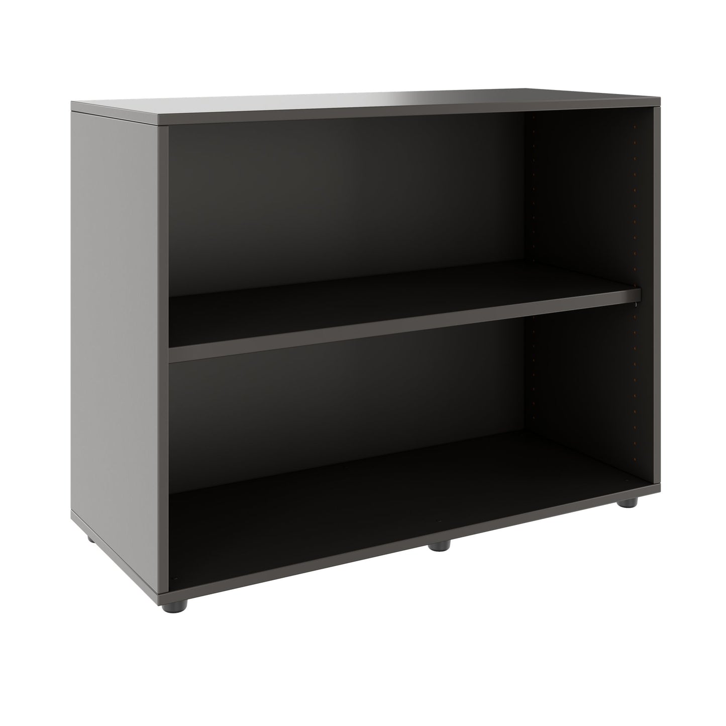 PRO Shelf cabinet | 2 Oh, 400 - 1200 x 770 mm, graphite
