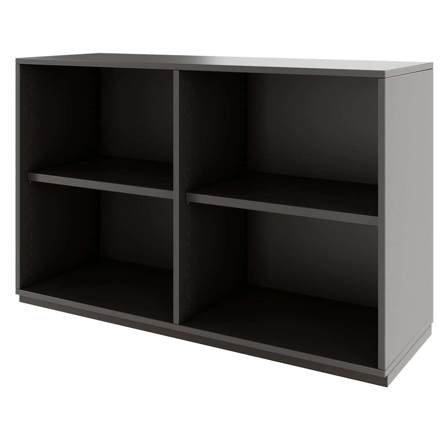 PRO Shelf cabinet | 2 Oh, 400 - 1200 x 770 mm, graphite
