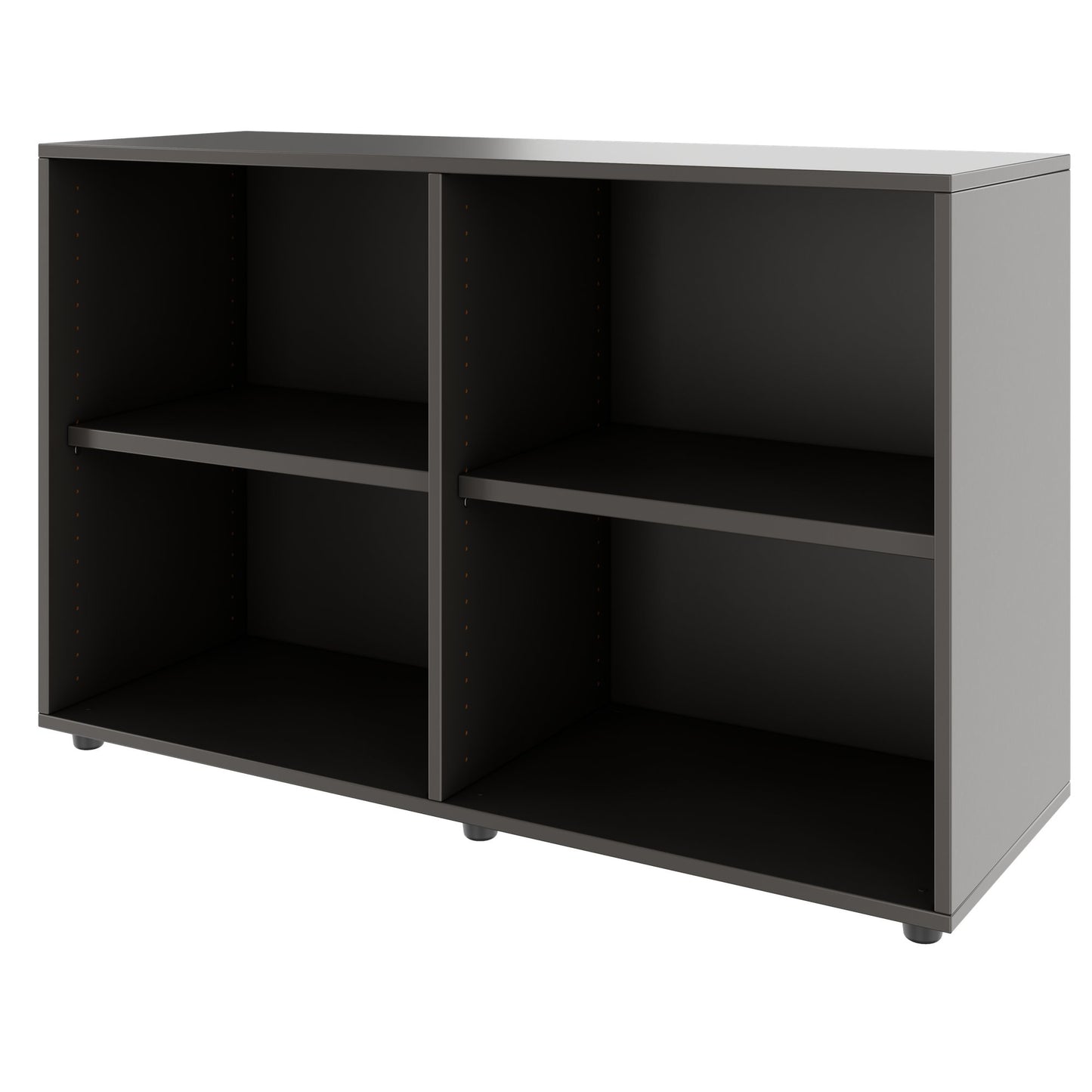 PRO Shelf cabinet | 2 Oh, 400 - 1200 x 770 mm, graphite