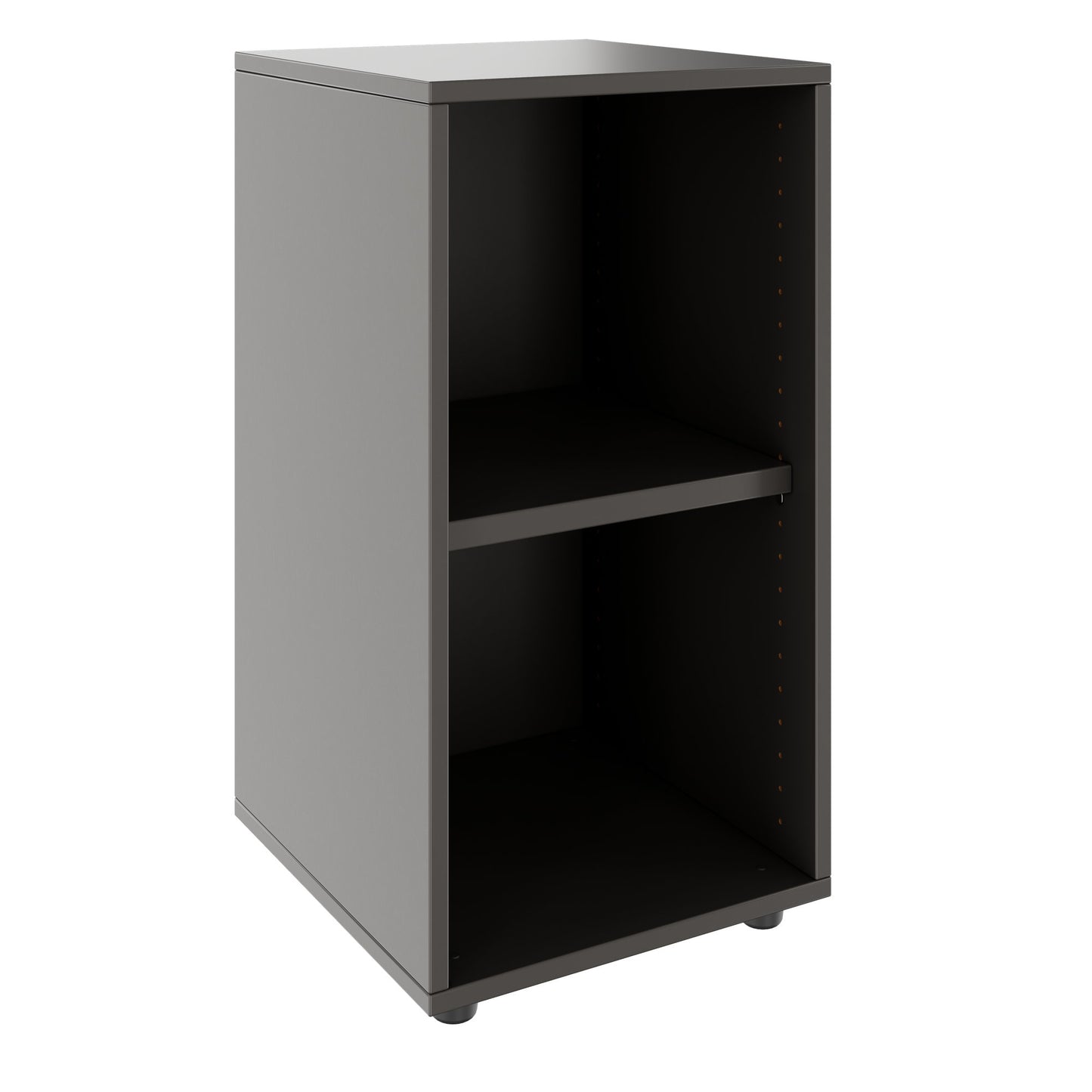 PRO Shelf cabinet | 2 Oh, 400 - 1200 x 770 mm, graphite
