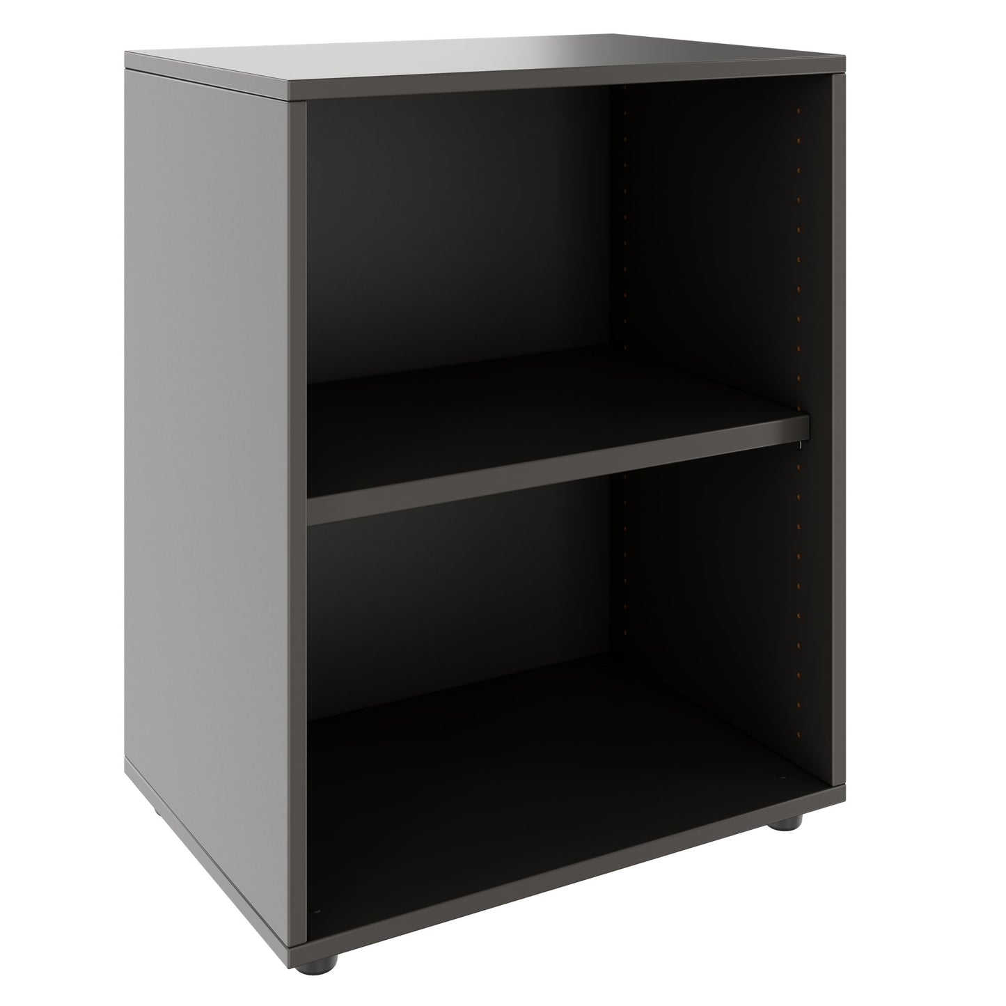 PRO Shelf cabinet | 2 Oh, 400 - 1200 x 770 mm, graphite