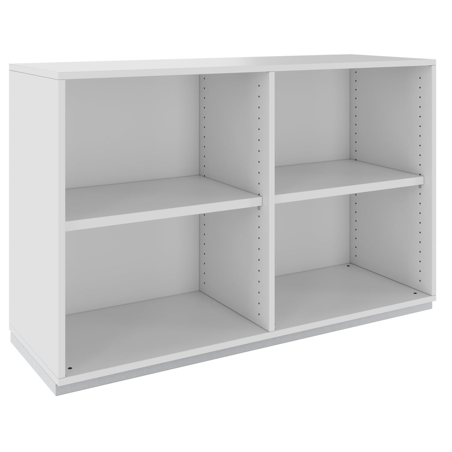 PRO Armoire d'étagère | 2 oh, 400 - 1200 x 770 mm, gris