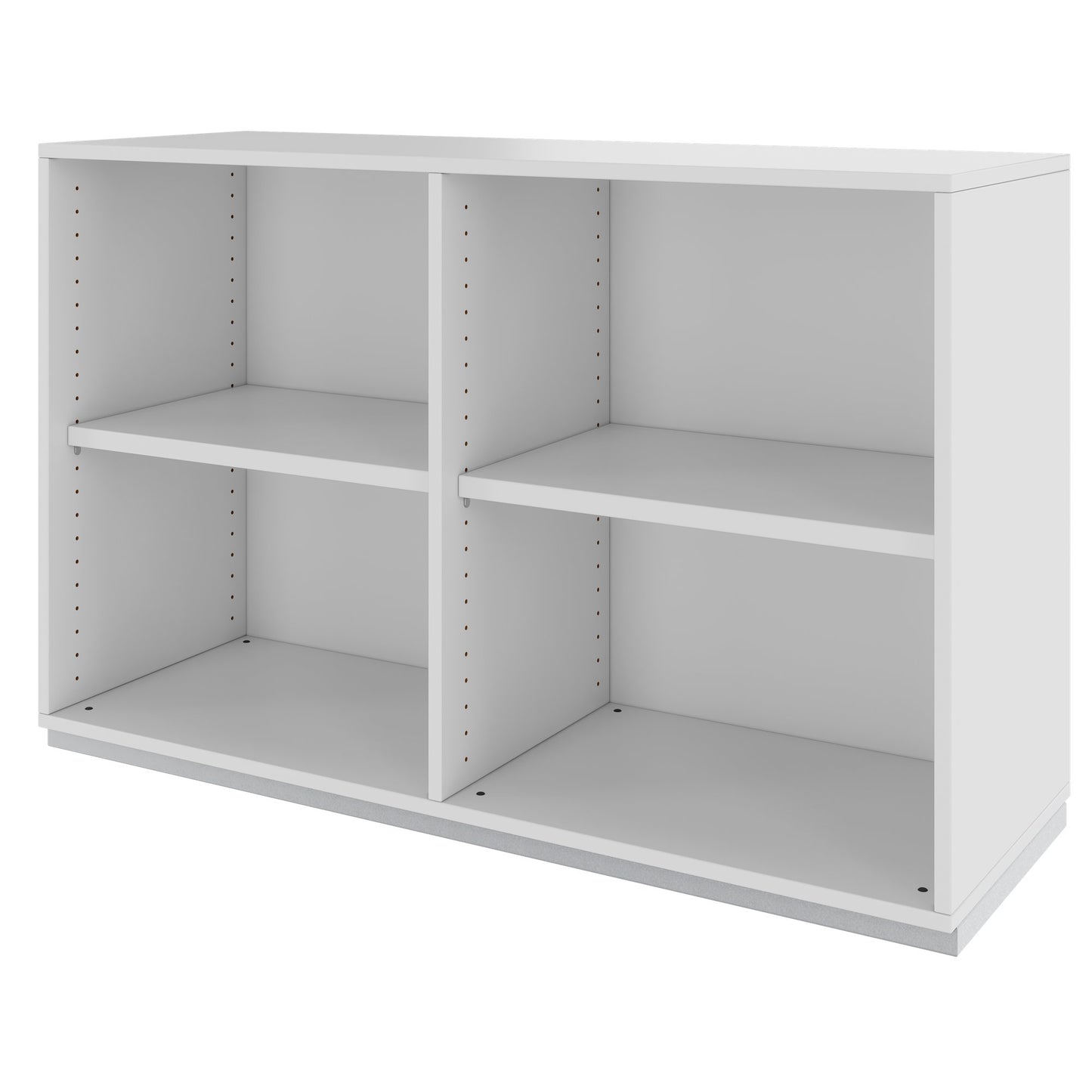 PRO Armoire d'étagère | 2 oh, 400 - 1200 x 770 mm, gris