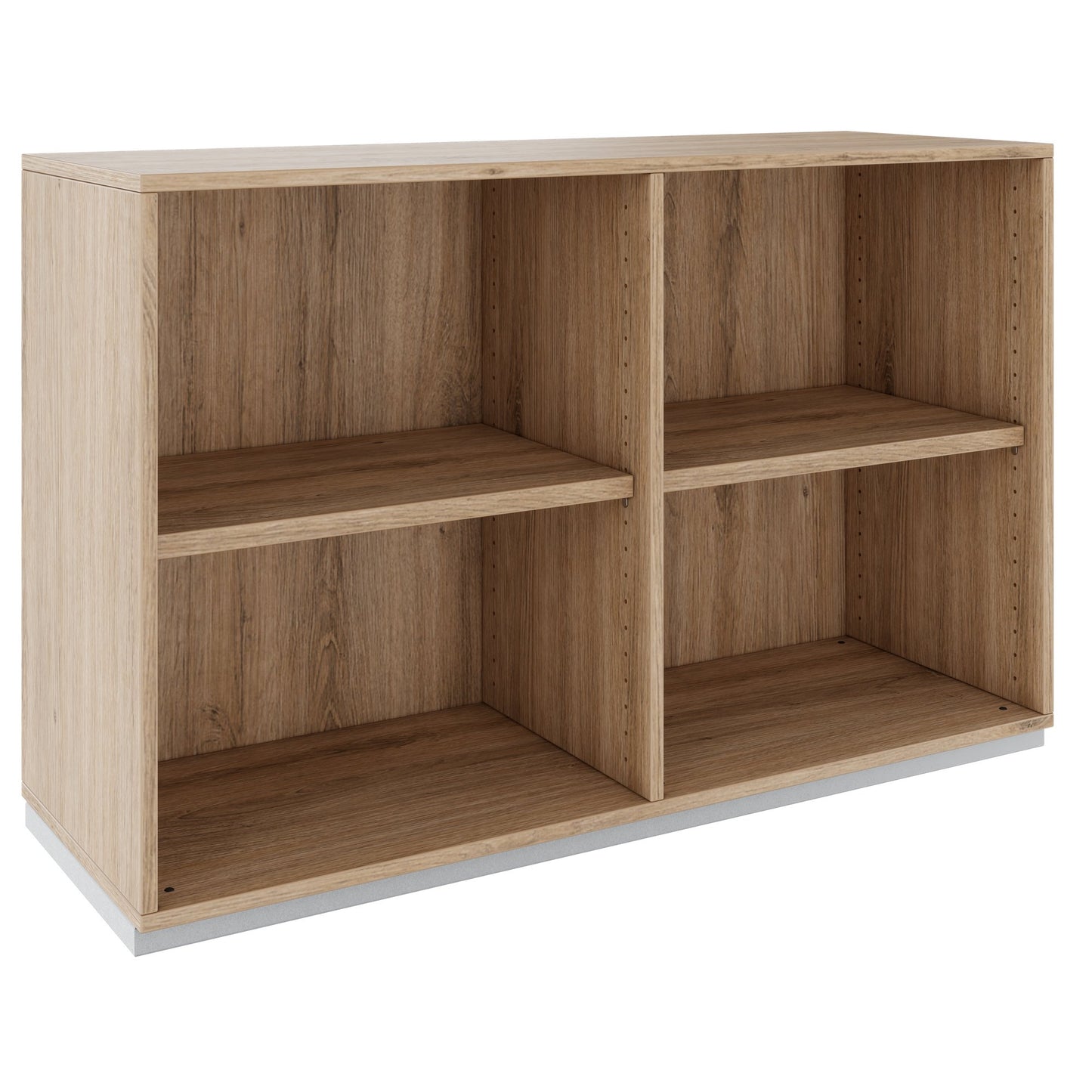 PRO Cabinet scaffale | 2 OH, 400 - 1200 x 770 mm, quercia naturale