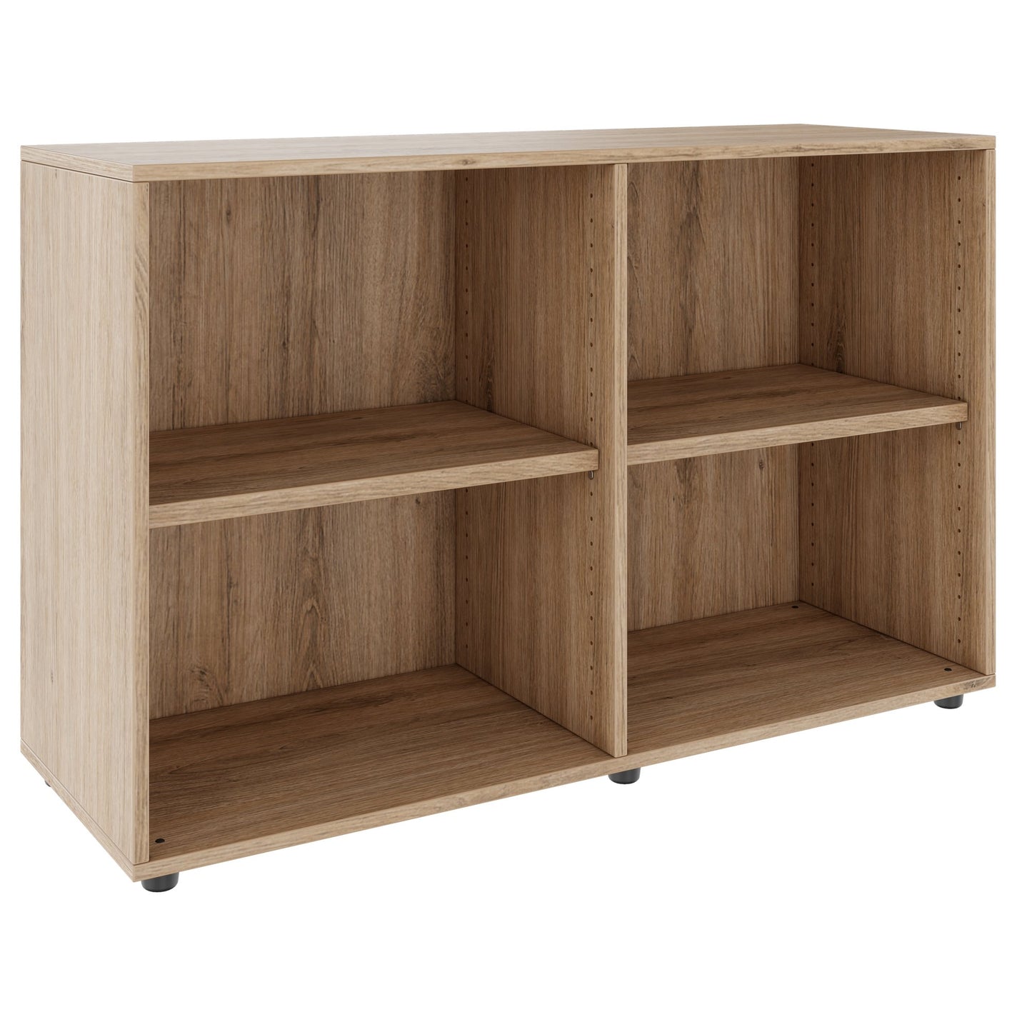 PRO Cabinet scaffale | 2 OH, 400 - 1200 x 770 mm, quercia naturale
