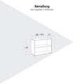 PRO Shelf cabinet | 2 Oh, 400 - 1200 x 770 mm, natural oak - 11 Thumbnail Image