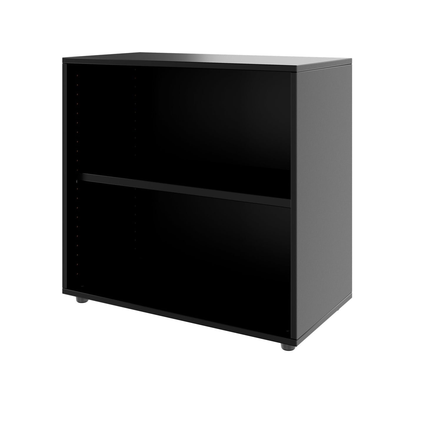 PRO Armoire d'étagère | 2 oh, 400 - 1200 x 770 mm, noir